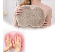 2025 Nuovo strofinatore per piedi e schiena per doccia, Tappetino per la pulizia dei piedi con ventose antiscivolo, Tappetino per il lavaggio del bagno in silicone, Schiena per i piedi della doccia Ta