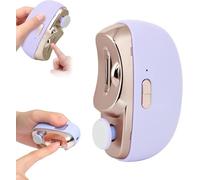 2025 Nuovo Tagliaunghie Elettrico, Punching Automatico Per Unghie,Trimmer Per Unghie Senza Fili,Nessun Rumore, Funzionamento A Un Tatto, Anziani E Adulti, Lima Per Unghie Portatile Per Bambini (Viola)