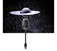 2025 Nuovo USB Starry Sky Proiezione Luce - Doppio scopo Auto/Camera da letto HD Galaxy LED Light, atmosfera romantica Proiettore celeste con controllo chiave (nero)