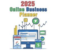 2025 Online Business Planner - Organize, Track & Scale Your Digital Business