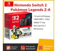 2025 Pacchetto originale Nintendo Switch 2 + Pokémon Legends Z-A NS2 in edizione limitata Schermo da 7,9'' 120Hz Versione HK Maniglia Joy-Con