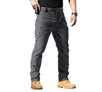 2025 Pantaloni Cargo Uomo Elasticizzati Comode Leggeri e Traspiranti Hip Hop Gamba Larga Taglie Forti Combat Multitasche Skinny Fit per Campeggio, Pesca, Viaggi