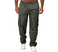 2025 Pantaloni Cargo Uomo,Pantaloni di Sport da Jogging Leggeri e Traspiranti Sportivo Casual Leggero Elastico Trekking Pantalone Uomo per Campeggio, Pesca, Viaggi