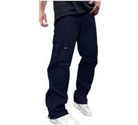 2025 Pantaloni Cargo Uomo,Trekking da Lavoro Slim Fit Jogging Hip Hop Gamba Larga Combattimento vestibilità Uomo Leggero Elastico Trekking Pantalone per All'aperto