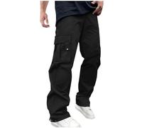 2025 Pantaloni da lavoro da uomo, pantaloni cargo da uomo, in cotone, per attività all'aria aperta, pantaloni lunghi, casual, per il tempo libero, da uomo, con coulisse, per attività all'aria aperta,