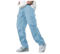 2025 Pantaloni da Lavoro Uomo,Activewear Uomo Leggeri e Traspiranti con Risvolto Combattimento vestibilità Combat Multitasche Skinny Fit per Campeggio, Pesca, Viaggi