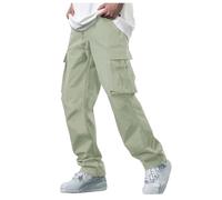 2025 Pantaloni da Lavoro Uomo Cargo Militare Passeggio Leggeri Hip Hop Gamba Larga Tattici Militari con Tasche Multiple Leggero Elastico Trekking Pantalone per Jogging All'aperto