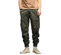 2025 Pantaloni da Lavoro Uomo,Pantaloni in Softshell Slim Fit Jogging Casual Street Combattimento vestibilità Uomo Leggero Elastico Trekking Pantalone Cargo Allenamento