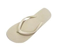 2025 - Pantofole da donna Moda Casual Boemia Scarpe da spiaggia infradito scarpe piatte sandali perizoma sandali pantofole sandali sandali donna 43, beige., Medium Larga