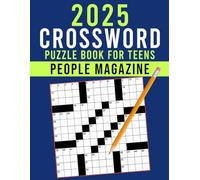 2025 People Magazine Crossword Puzzle Book For Teens: Exciting Puzzles for Teens Seeking Fun Challenges