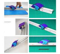 2025 Per Kt Bordo Pvc Bordo Taglio Manuale Righello di Alluminio Anti-Skid Taglio Posizionamento Pista Righello Lavorazione Del Legno Strumento FAI DA TE