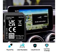 2025 per Mercedes GLC/C/E/V/X-class Car Garmin sistema GPS Mappa Sat Nav Scheda SD A2139069110 V20 NTG5.0 Mappe complete UE Versione