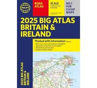 2025 Philip's Big Road Atlas of Britain & Ireland: (A3 Paperback) - NUOVO