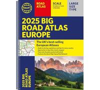 2025 Philip's Big Road Atlas of Europe: (A3 Spiral Binding) (Philip's Road