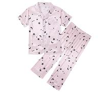 2025 Pigiama Bambina Ragazza Seta Raso Manica Corta Biancheria da Notte 2 Pezzi Set per Bambini Top Pantaloni Elastica in Vita Loungewear Pantaloncini Neonato Neonata