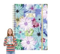 2025 Planner, 2025 Planner Weekly and Monthly, Daily Schedule Organizer, Time Management Tool, Floral Pattern Calendar Monthly Planner for Home, 8,54 x 6,22 x 0,39 Inches