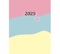 2025 Planner & Goal Tracker - Annual Calendar with Table of Contents, Numbered Pages, Habit Tracker & Goal Setting