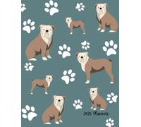 2025 Planner: Old English Bulldog Dated Weekly and Monthly Page Views With Space For Notes
