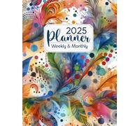 2025 planner weekly and monthly: One Year Calendar Schedule Organizer from January to December