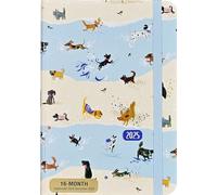 2025 Playful Pups Weekly Planner (16 months, Sept 2024 to Dec 2025)
