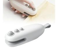 2025 Portatile Portatile Portatile Vacuum Food Sealer, Mini Bag Sealer, 2 in 1 Ricaricabile Chip Bag Sealer Termosaldante per sacchetti di plastica Snack Bag Food Storage (bianco)