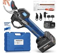 【2025 Potatura Pro Delle Viti】 SWANSOFT PRU30 Forbici Potatura a Batteria, Professionali 30mm 850W 16,8V 4+2Ah Cesoi a Batteria per Potatura Forbice Elettrica Forbici Elettriche, Blu