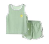 2025 Ragazzo Vestiti del Bambino Stampa Shirt Top Pantaloncini Comodo Traspirante Completi Elegante Coordinato Estivo Tuta 2pcs Set Unisex 1-14 Anno