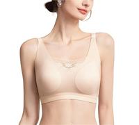2025 Reggiseni Sottili Senza Cuciture per Mastectomia Bra da Donna Liscio, Morbido E Confortevole, Senza Ferretto, per Tutti I Giorni Reggiseno di Supporto per Protesi Mammarie(Apricot,4XL)