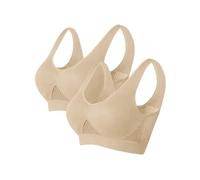 2025 Reggiseno Sportivo Donna da 1/2/3/5 Confezione Reggiseni Sportivi da Yoga per Donna - Supporto Medio - Cotone Senza Ferretto Offerte Oggi Taglie Forti Comodo Reggiseno Minimizer Riducente