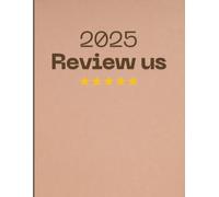 2025 review us notebook: Perfect 2025 Notebook to rate your life or take a note for yourself