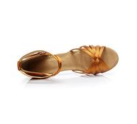 2025 sandali Slides scarpe estive scarpe da donna scarpe da donna moda danza balli sandali da ballo sandali da donna dal ballo latino, marrone, 34 EU