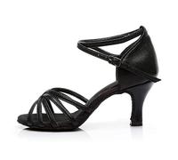 2025 sandali Slides scarpe estive scarpe da donna scarpe da donna moda danza balli sandali da ballo sandali da donna dal ballo latino, Nero , 38 EU