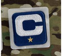 2025 Season Indianapolis CAPTAIN Blue One 1-⭐- Star Stick-on COLTS White C-PATCH