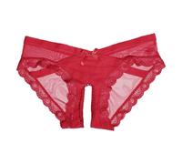 2025 Seducenti slip trasparenti ricamati in pizzo con schiena aperta per una morbidezza traspirante e imbattibile stoccaggio sensazionale per biancheria intima con coperchio, RD2, XL