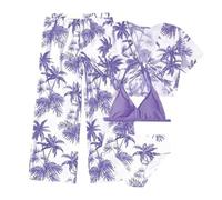 2025 Set di 3 pezzi Costume da bagno Adolescente Ragazza 7-12 anni Top Costumi + Calze Costumi Tanga + Pantaloni Ragazza Adolescente Nuoto Piscina Spiaggia Sport