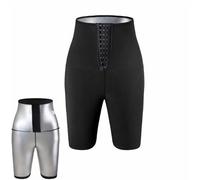 2025 Shapewear Vita Delle Donne Sudato Addome Yoga Running Fitness Dimagrante Pantaloni, Argento, S