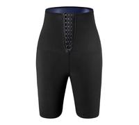 2025 Shapewear Vita Delle Donne Sudato Addome Yoga Running Fitness Dimagrante Pantaloni, Blu, 4XL