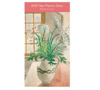 2025 Slimline Anno Agenda Vista Mensile Agenda Artistico Cover - Scelta Design