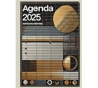 2025 Smart Daily Planner - Minimal Hardcover Agenda with Calendars, Notes, and Hourly Layouts for Goals & Productivity.: Modern Gold Mustard Design - ... Clean Layouts, and Premium Quality Materials