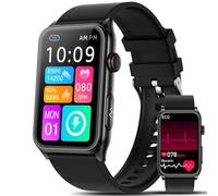 2025 Smartwatch Uomo ECG/ li /HRV/Lipidi/Acido Urico/BMI/Sonno,1.57" HD Salute Orologio Uomo Fitness Tracker Smartband con 24h Pressione sanguigna/Temperatura Corporea/Cardiofrequenzimetro