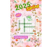 2025 Spring Word Search: Puzzle book Spring word search for adults seniors large print