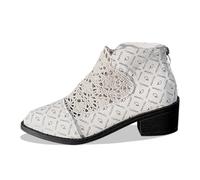 2025 Stivaletti eleganti con allacciatura per donna, scarpe comode casual Camp scarpe da donna, bianco, 38 EU