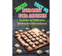 2025 SUDOKU FOR ADULTS: A Travel friendly 300 Puzzles book with Solution