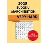 2025 Sudoku puzzle book | March Edition Volume 1 | Very Hard
