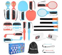 2025 Switch 2 Kit di accessori per Nintendo Switch 2, 23 in 1 Bundle di Accessories per Switch2 Sports, famiglia Party Pack Set di accessori per Switch 2 Giochi sportivi con borsa per il trasporto