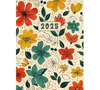 2025: Täglicher Planer für das Jahr 2025, eine Seite pro Tag mit Uhrzeit | große A4-Größe | Terminbuch für Frauen, Jugendliche, Lehrer, Studenten und ... Organisatoren | von Januar bis Dezember.