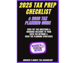 2025 Tax Prep Checklist & 2026 Tax Planning Guide