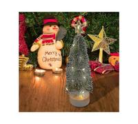 2025 Tizzy Pieces Small Christmas Tree with Lights Tabletop Christmas Tree with Lights Christmas Party Decoration Miniature Tabletop Ornaments Home Of
