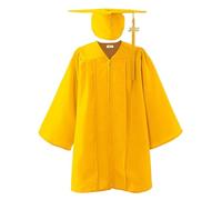 2025 Toga & Birrete Graduacion per Bambini Unisex - Berretto e vestaglia di laurea prescolare per asilo nido con nappa, costume da laurea per bambini accessori per abiti uniformi