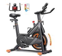2025 Toputure Cyclette da Casa con App, Cyclette per Casa con Resistenza Magnetica 0-100%, Volano da 15 kg, Schermo LCD e Sensore di Frequenza Cardiaca, Supporta fino a 160 kg